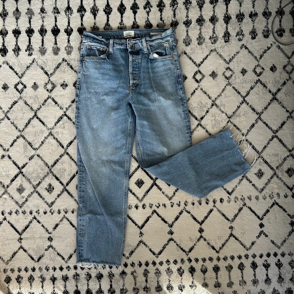 Citizens of Humanity Florence High Waist Wide Straight Leg Jeans